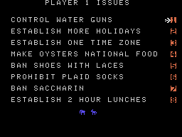 Campaign '84 screenshot 8 for Colecovision
